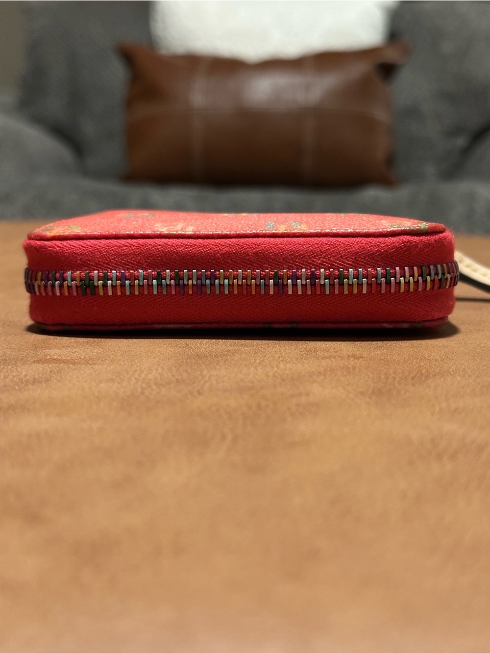 NWT Y2K Dooney & Bourke
Gretta Small Zip Around Wallet in Pink Rainbow Monogram - Picture 3 of 4